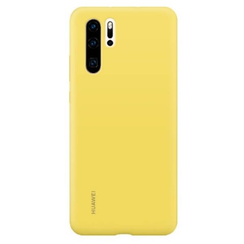 Huawei etui plecki silikonowe do P30 Pro żółte