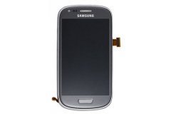 Wyświetlacz z obudową do Samsung Galaxy S3 Mini / GT-I8190 kolor szary