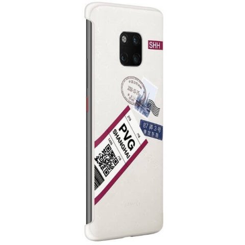 Etui do Huawei Mate 20 Pro Travel Theme Case - WHITE