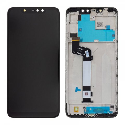 Wyświetlacz z ramką do Xiaomi Redmi Note 6 w kolorze czarnym