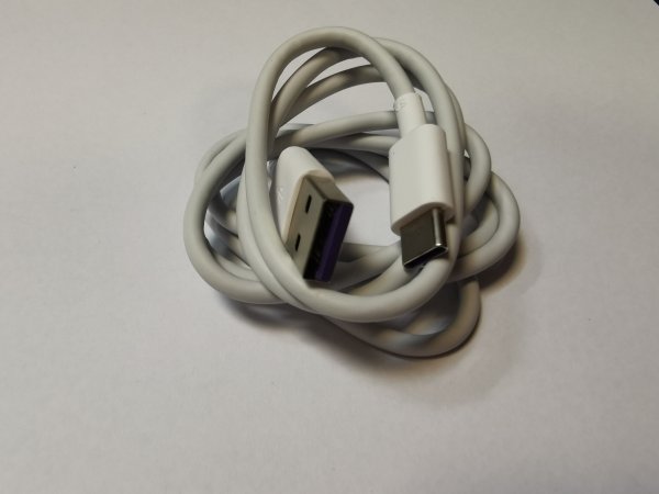 Kabel USB typu C Super Fast Charge 5A biały